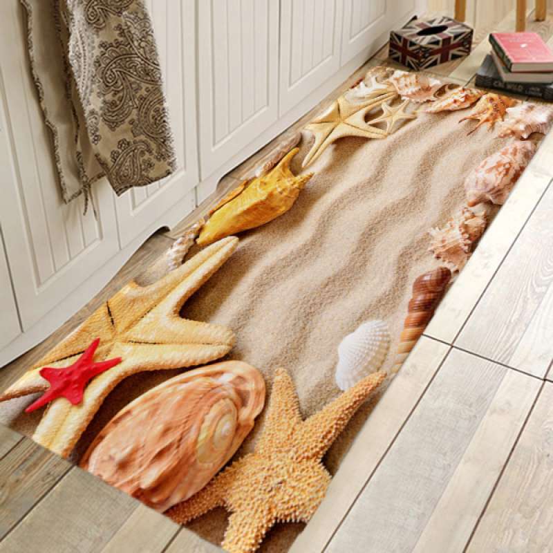 Jual Rustic Bath Mat Bathroom Decor Plush Non Slip Mat Bedroom Aera Rug Multi Size Online November 2020 Blibli Com
