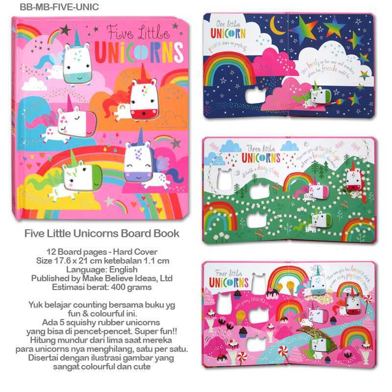 Jual Five Little Unicorns Board Book Online Januari 2021 Blibli
