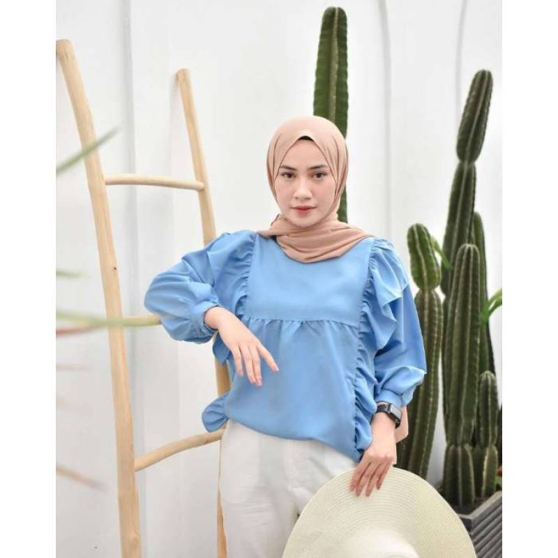 Jual Hijab Bandung Pakaian Wanita Muslim Rasya Blouse Online Februari 2021 Blibli