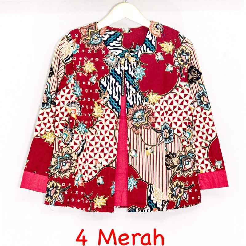 Jual N95 Atasan Baju Batik Wanita Lengan Panjang U Muslimah Hijaber Kantoran Wfh Bahan Katun Strecth Murah Mei 2021 Blibli