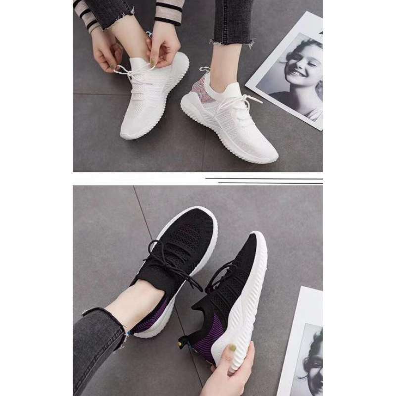 Jual Sepatu Wanita Sneakers Sepatu Fashion Wanita Terbaru V364 Sepatu Sneakers Kasual Cewe Murah Online Oktober 2020 Blibli Com