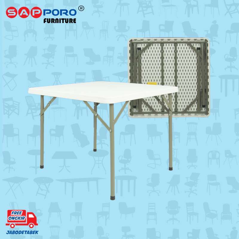 Jual Meja Makan Lipat Portable Sapporo Izmir Granite White Online Desember 2020 Blibli
