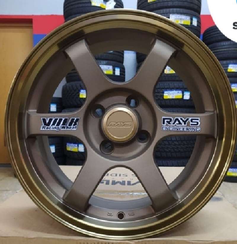 Jual Velg Mobil Volk Rays Ring 15x7 0 Pcd 4x100 Et 38 Bronze Brio Mazda 2 1 Set Online Januari 2021 Blibli