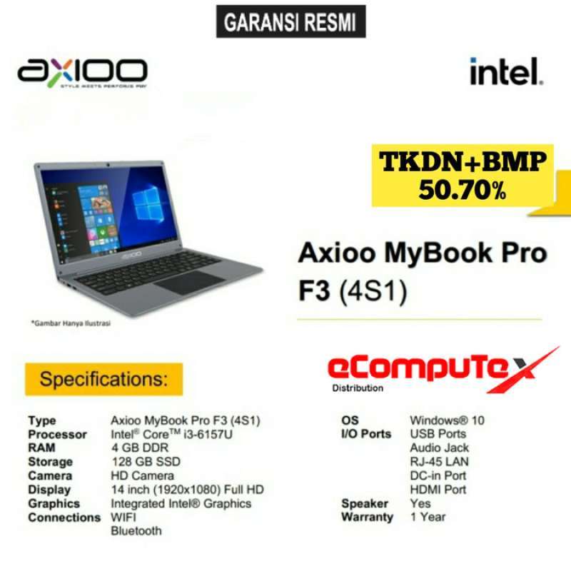 Axioo Mybook Intel 128gb Ssd Price LAPTOP AXIOO MYBOOK HYPE (14,0