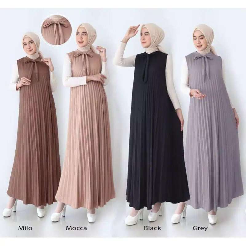 Promo Gamis Plisket Gamis Maxy Plisket 559 Di Seller Ukie Store Kab Tangerang Banten Blibli