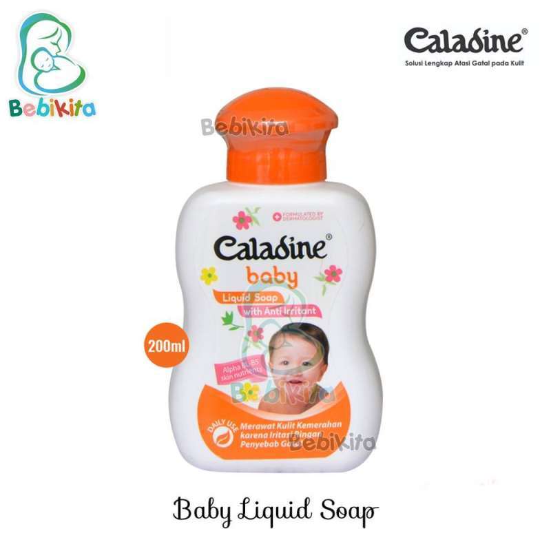 caladine baby liquid soap