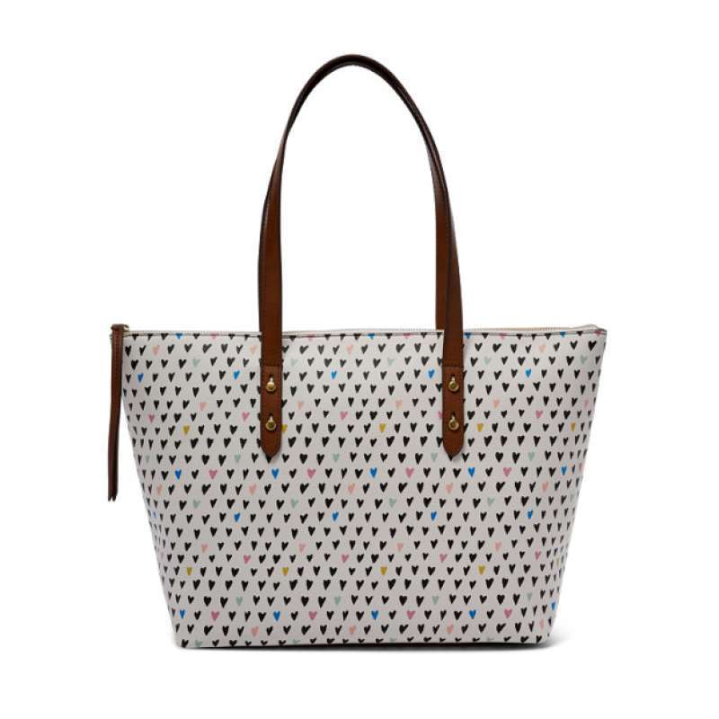 Fossil jenna hotsell tote black