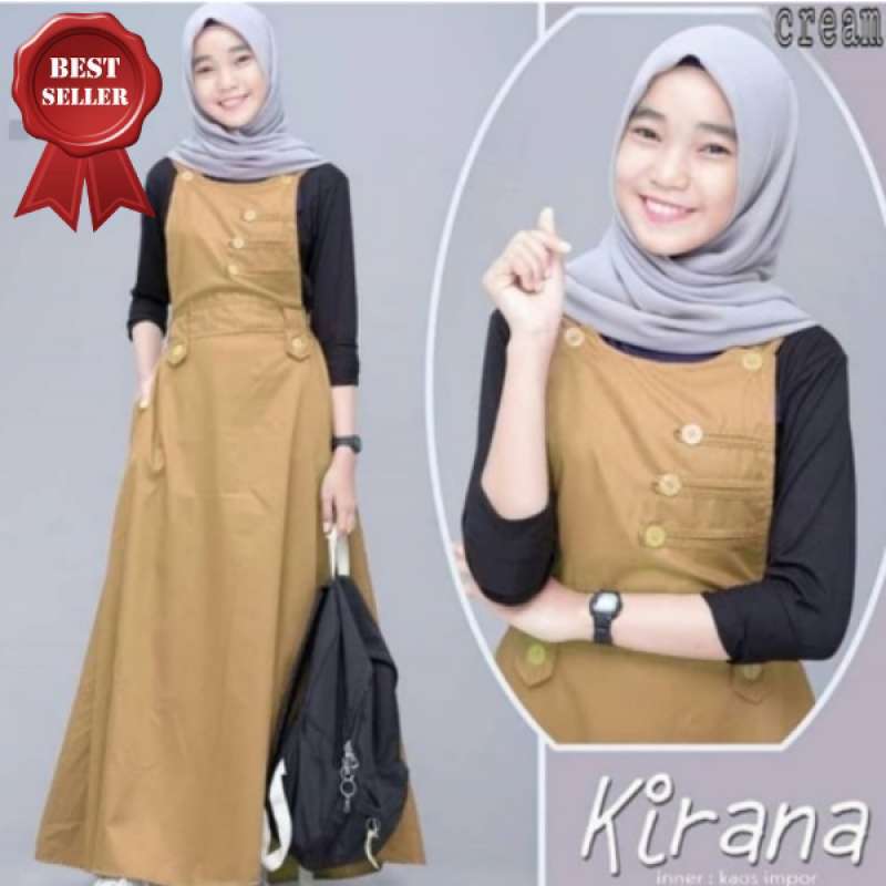 Jual Nanda Fashion Shop Gamis Anak Remaja Usia 12 14 Thn Baju Gamis Muslim Anak Kirana Overall Online April 2021 Blibli