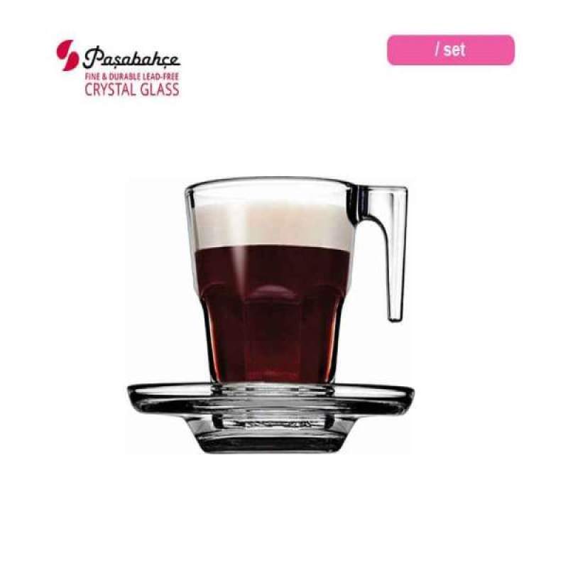 Jual Pasabahce Gelas Minum Expresso Casablanca Cup Saucer 75 Cc Set Online November 2020 Blibli