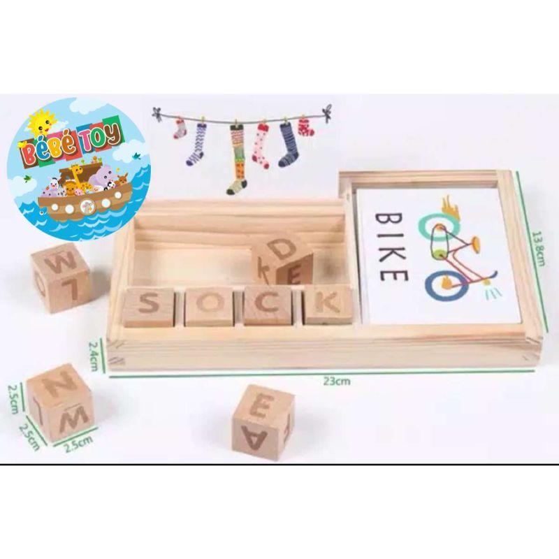 Jual Alphabet Learning Box Wooden Toys Online Desember 2020 Blibli