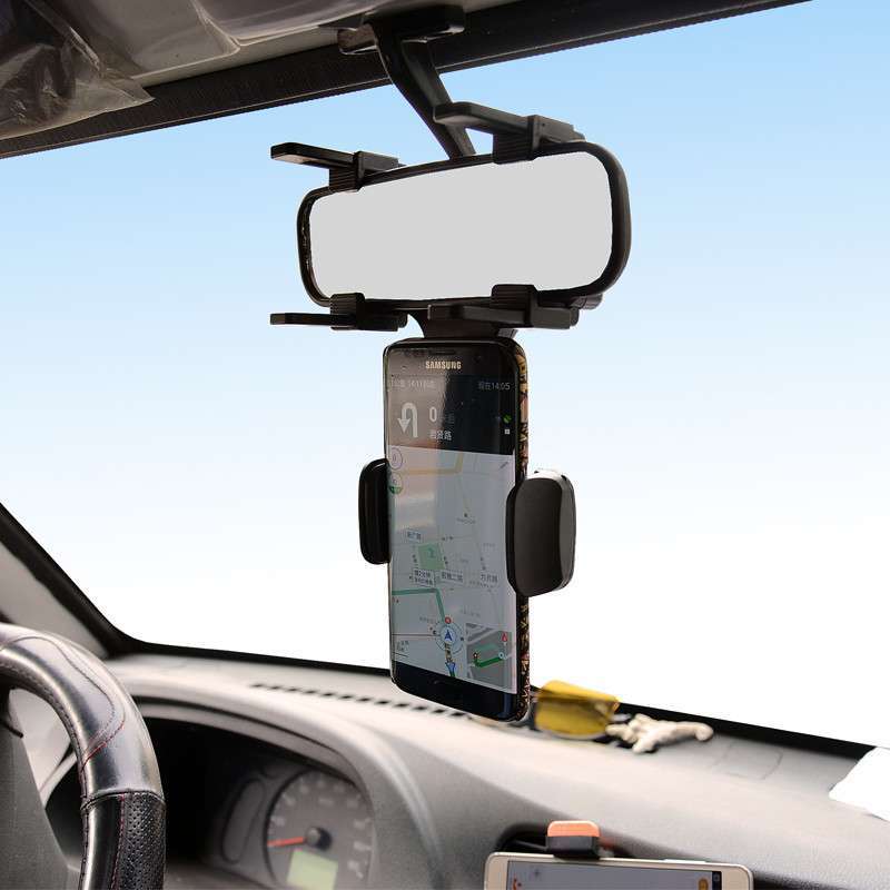 Jual Car Rearview Mirror Mount Holder Cradle For Cell Phone Gps Online Desember 2020 Blibli