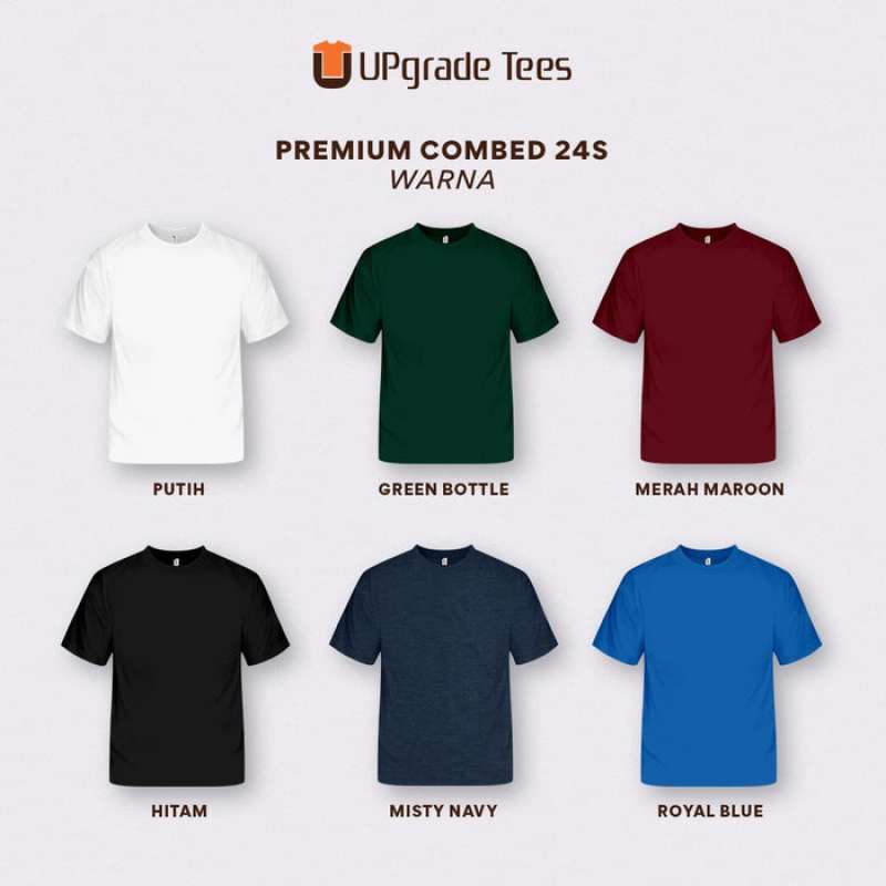 Kaos Polos Biru Navy Depan Belakang Untuk Desain