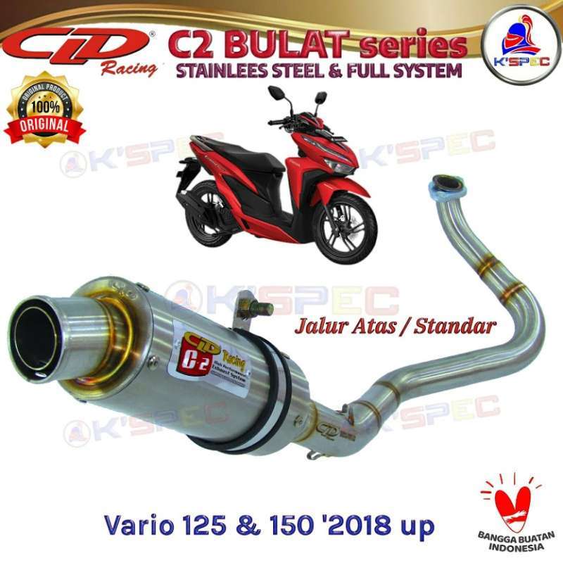 Cover knalpot vario 125 stainless