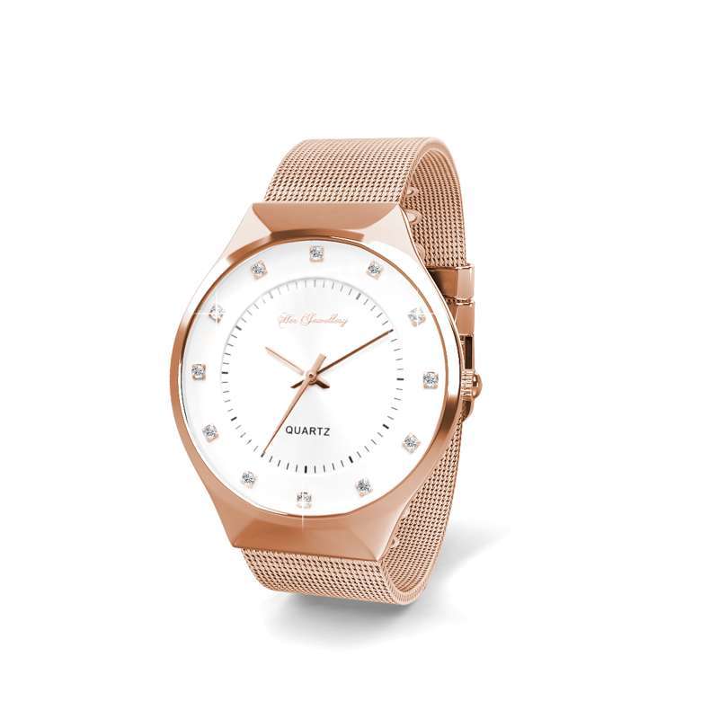 Promo Classic Mesh Watch Rose Gold Jam Tangan Wanita by Her