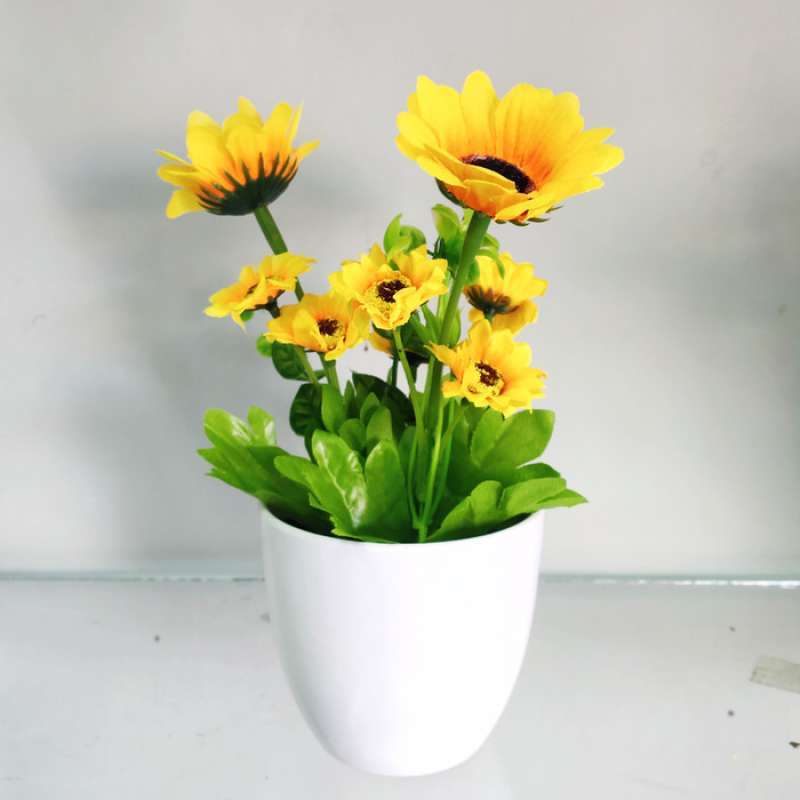 Jual Bunga Matahari Palsu Bunga Artificial Dekorasi Bunga Plastik Terbaru Juni 2021 Blibli