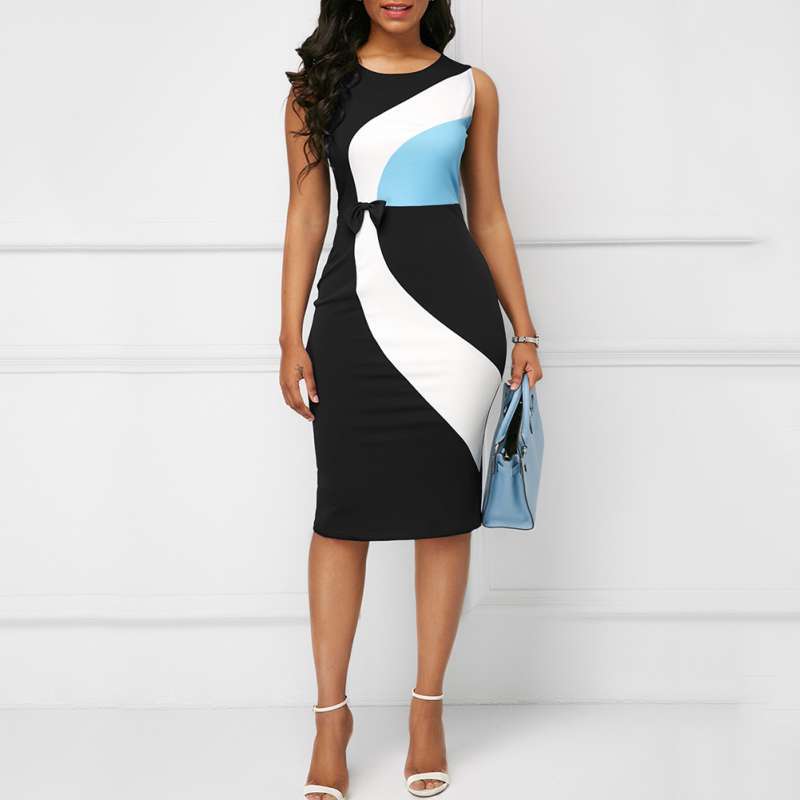 Promo Bluelans Office Lady Sleeveless O 