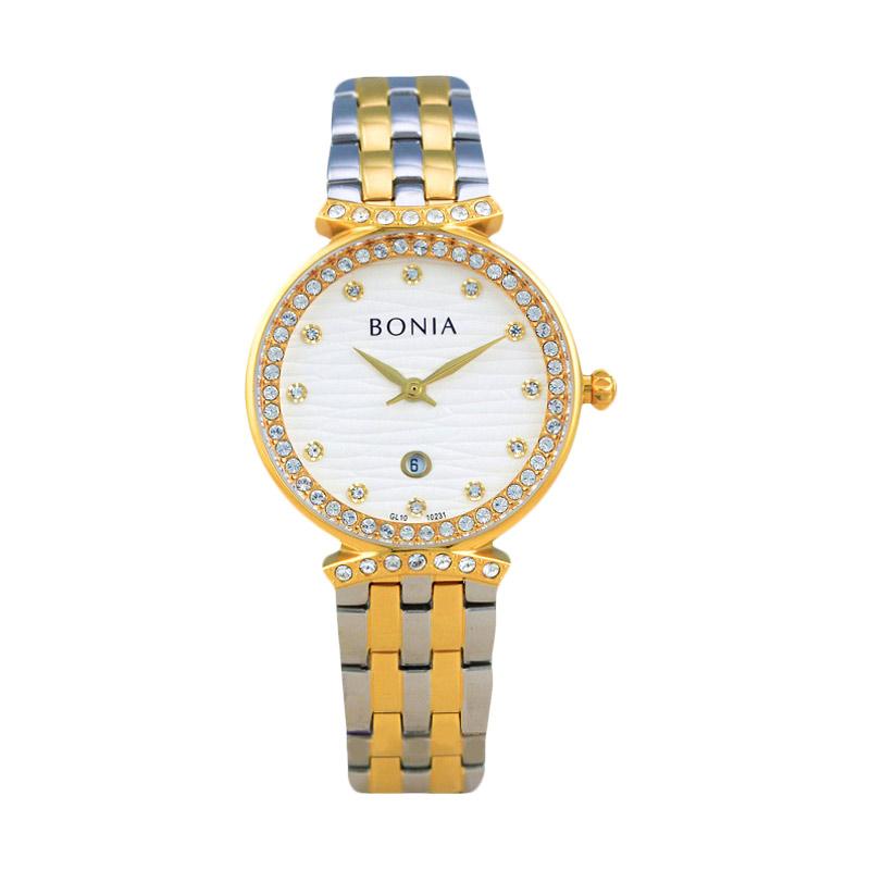 Bonia BN10231-2117S Jam Tangan Wanita - Silver Gold
