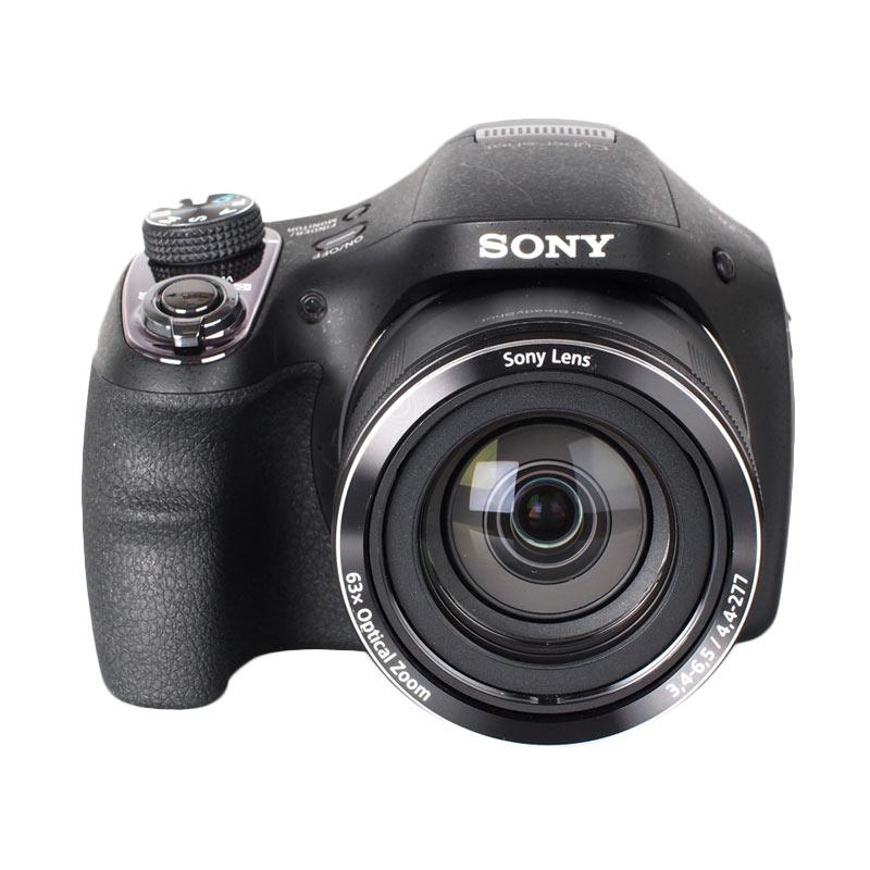 SONY H400 + Free Sony SD 8 GB + Screen Guard Compact Kamera Prosumer - Black