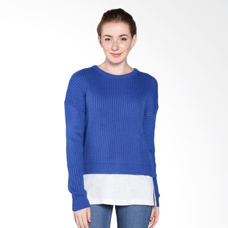 COLDWEAR 16015 Wool Sweater Wanita - Blue