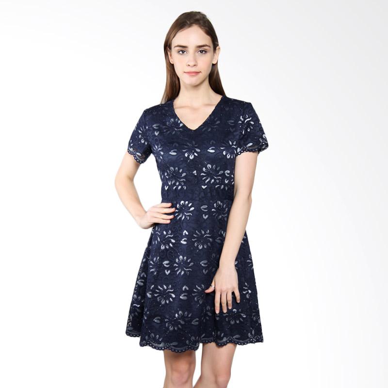Mint Auriel MR16110513 Dress - Light Blue Navy