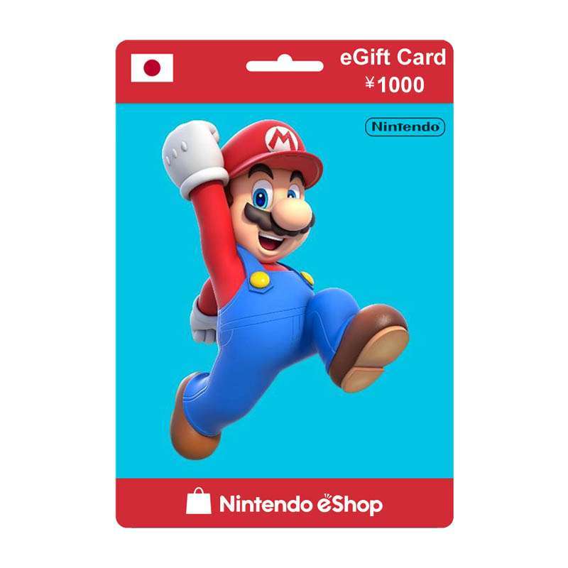 1000 yen nintendo best sale eshop card