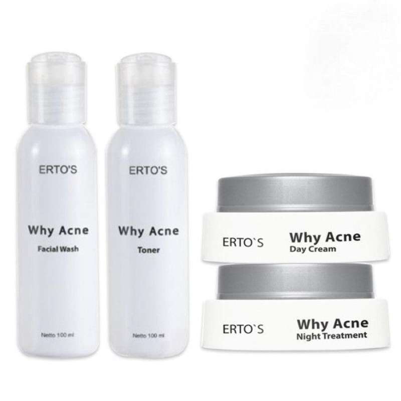 Jual Ertos Why Acne Series Erto S Paket Perawatan Kulit Berjerawat Pengecil Pori Pori Pencerah Noda Bekas Jerawat Moisturizer Isi 4 Pcs Terbaru Juli 2021  Jual Ertos Why Acne Series Erto S Paket Perawatan Kulit Berjerawat Pengecil Pori Pori Pencerah Noda Bekas Jerawat Moisturizer Isi 4 Pcs Terbaru Juli 2021