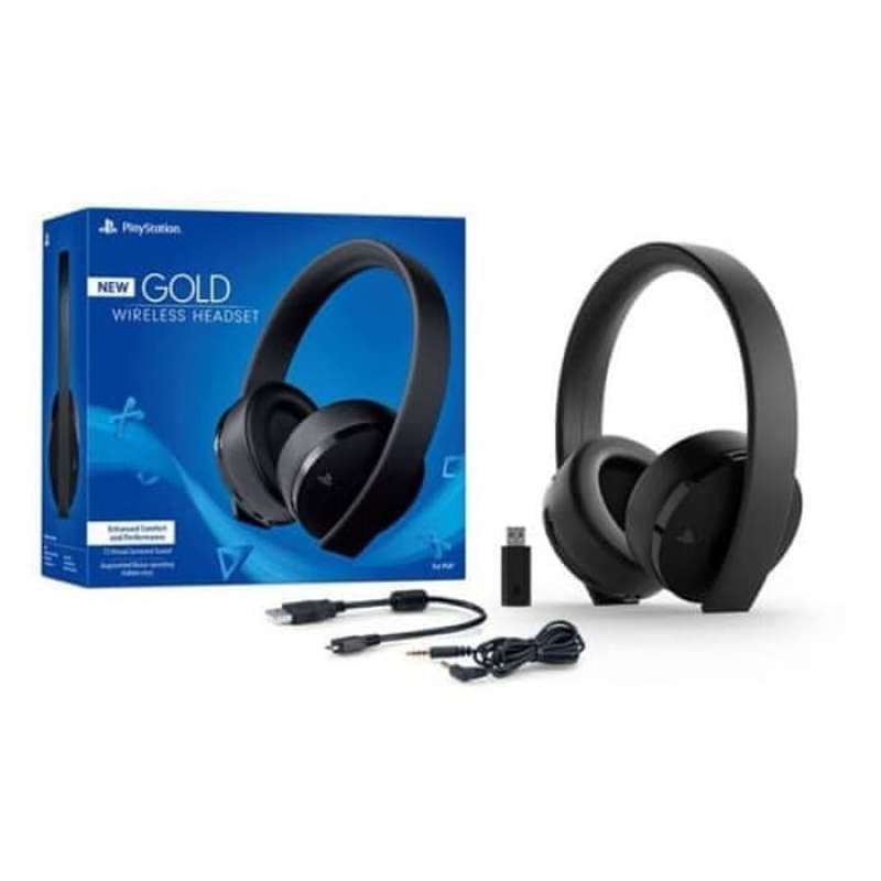 Promo PS4 GOLD WIRELESS STEREO HEADSET 