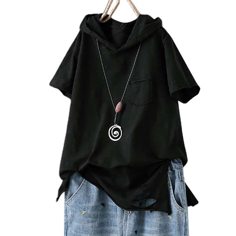 Promo Bluelans Women Casual Solid Color 
