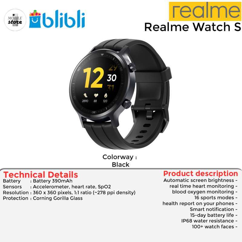 Jam realme watch s deals