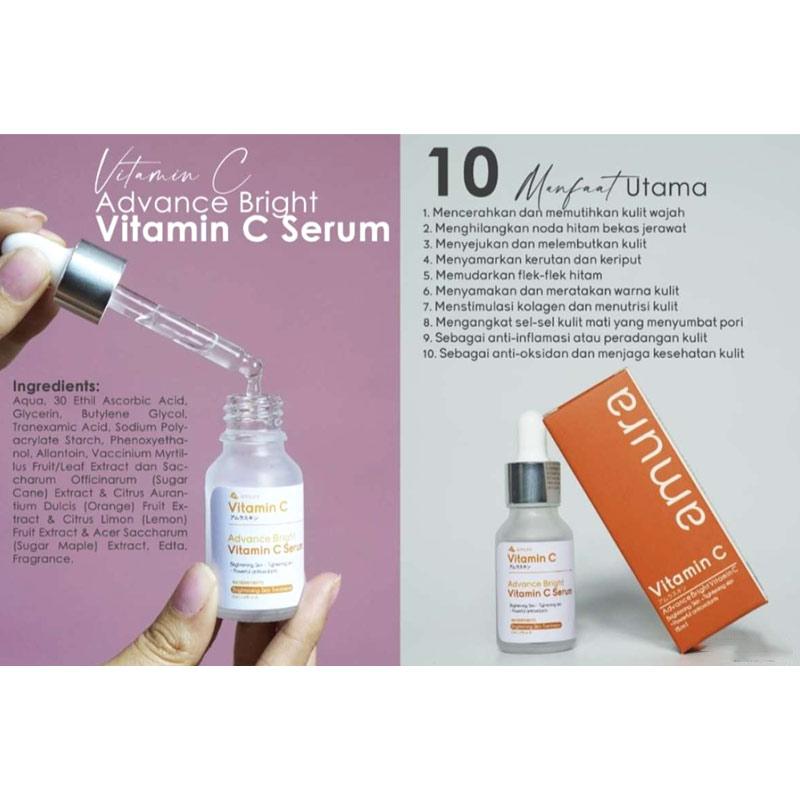 Jual Amura Vit C Serum Untuk Semua Jenis Kulit Terbaru Juni 2021 Blibli