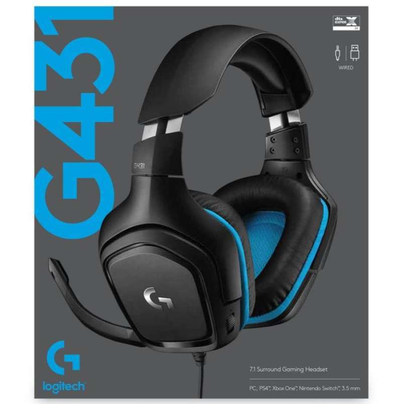 Jual Logitech G431 7.1 Surround Sound Gaming Headset di Seller Mentari  Aksesoris - Kota Jakarta Barat, DKI Jakarta | Blibli