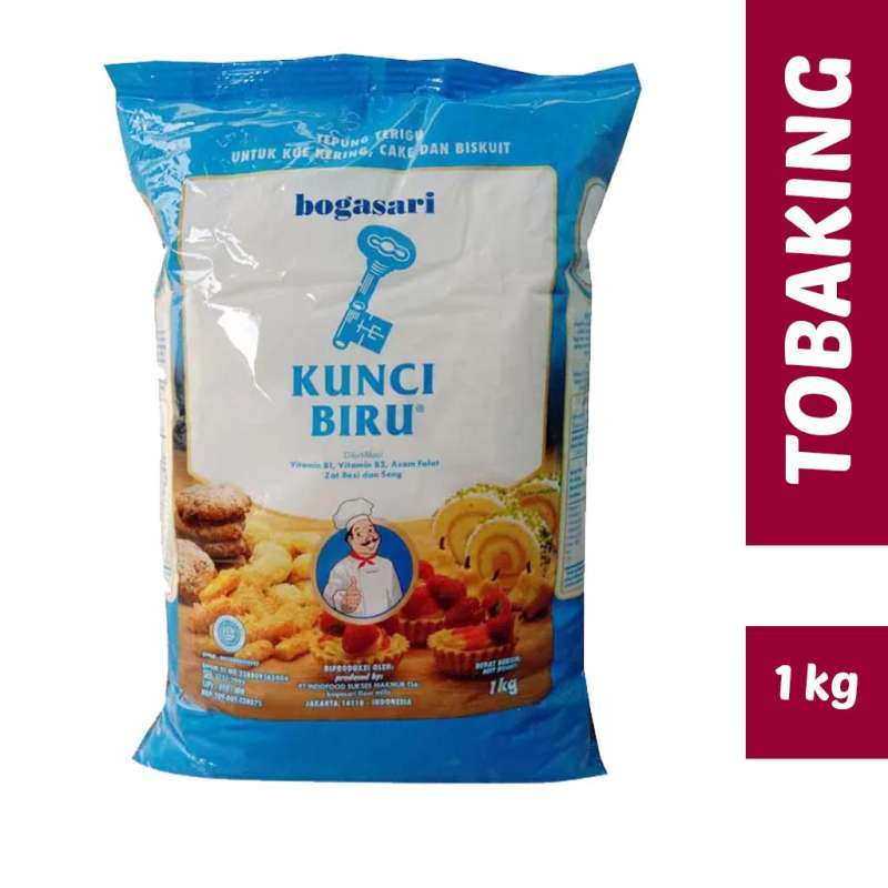 Jual Tepung Terigu Kunci Biru 1 Kg Murah Mei 2021 Blibli