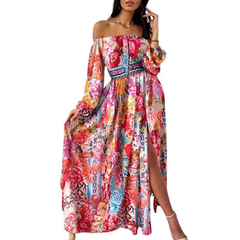 Hem Party Banquet Maxi Dress 