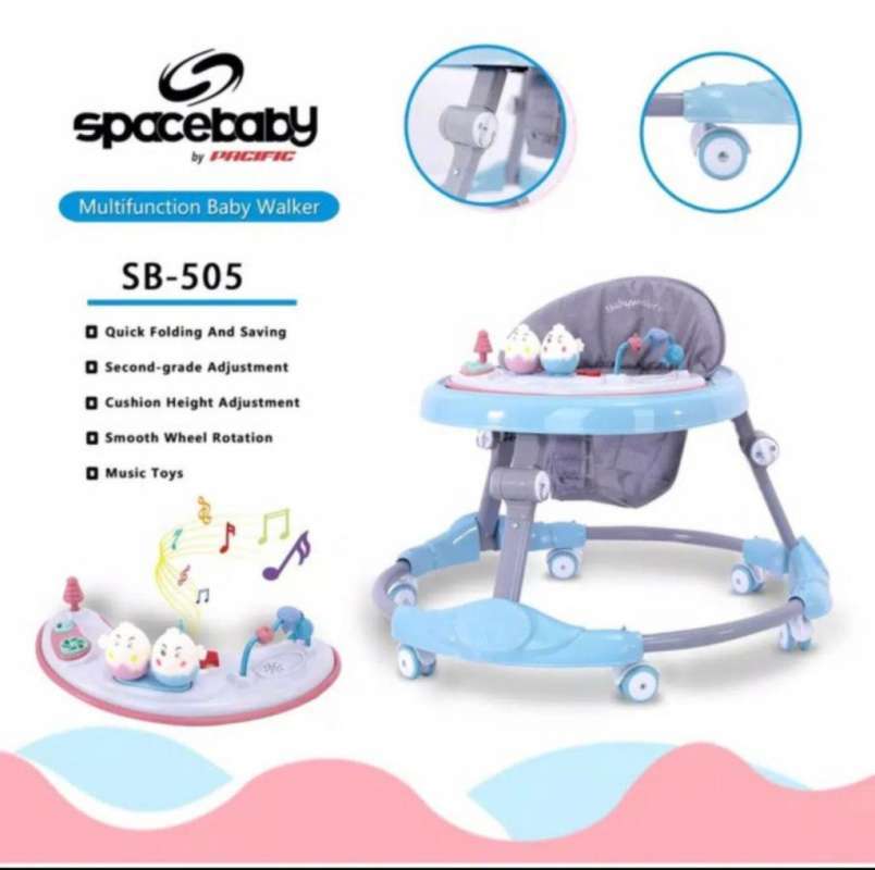 Jual Babywalker Baby Walker Spacebaby Space Baby By Pacific Sb505 Sb 505 Alat Belajar Jalan Bayi Balita Online Mei 2021 Blibli