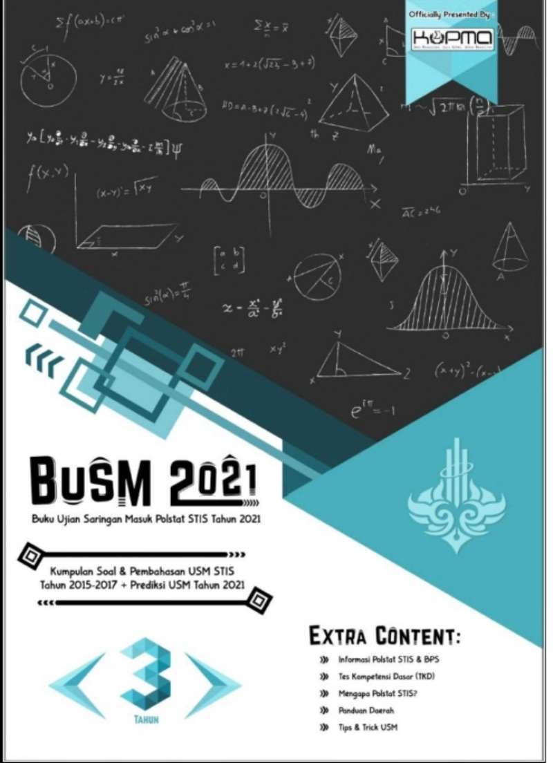 Jual Buku Ujian Saringan Masuk Polstat Stis 2021 Busm 2021 Kopma Murah Mei 2021 Blibli