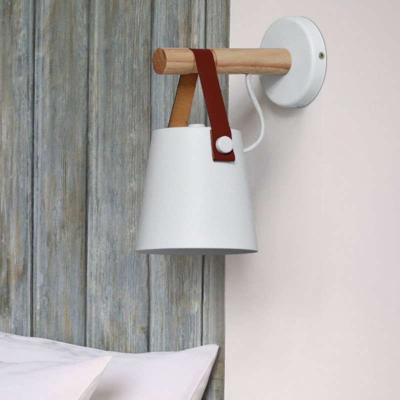 Jual Wall Light Sconce Modern Wooden Leather Decorative Led Lamps E27 Base Lighting Fixture For Living Room Bedroom Bedside Study Porch Aisle Corridor Terbaru Oktober 2021 Harga Murah Kualitas Terjamin Blibli Jual Wall Light Sconce Modern Wooden, Modern Bedroom Wall Lamps