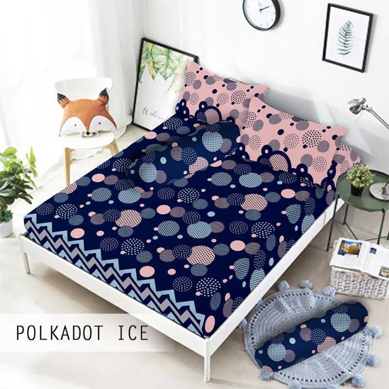 Jual Sprei Monalisa Premium Polkadot Ice Murah Mei 2021 Blibli