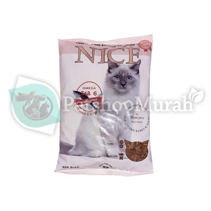 Jual Cat Food Makanan Kucing Nice Cat 20 kg Seafood di Seller