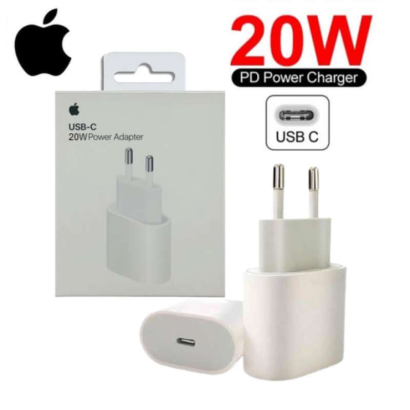 Jual Apple Original Adaptor Charger w Usb Type C Pd Fast Charging For Iphone 12 Pro Max 12 Mini Iphone 12 Iphone Se White Terbaru Juli 21 Blibli