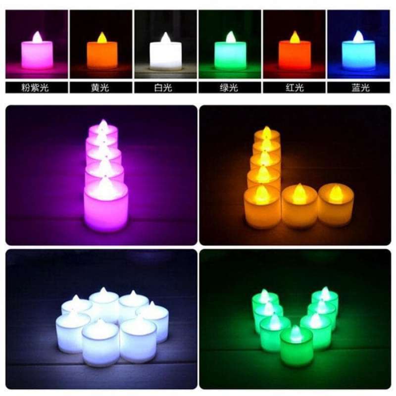 Jual Fthree Store Lilin Elektrik Mini Led Candles Valentine Natal Christmas Lampu Light Random Murah Mei 2021 Blibli