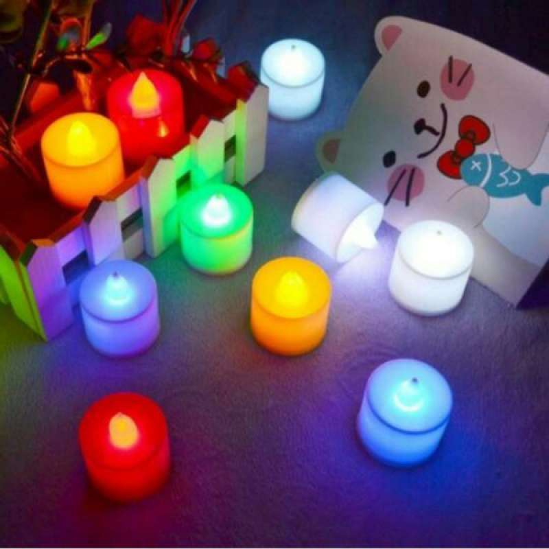 Jual Fthree Store Lilin Elektrik Mini Led Candles Valentine Natal Christmas Lampu Light Random Murah Mei 2021 Blibli
