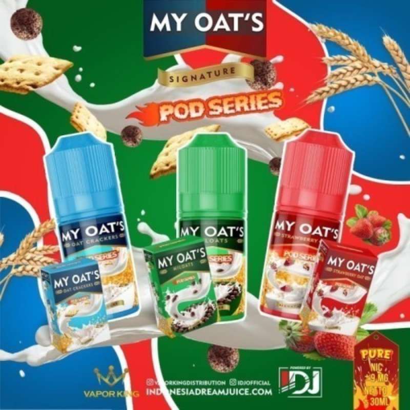 Jual Liquid My Oats Milo Oats Pod Friendly 30ml 9mg di Seller