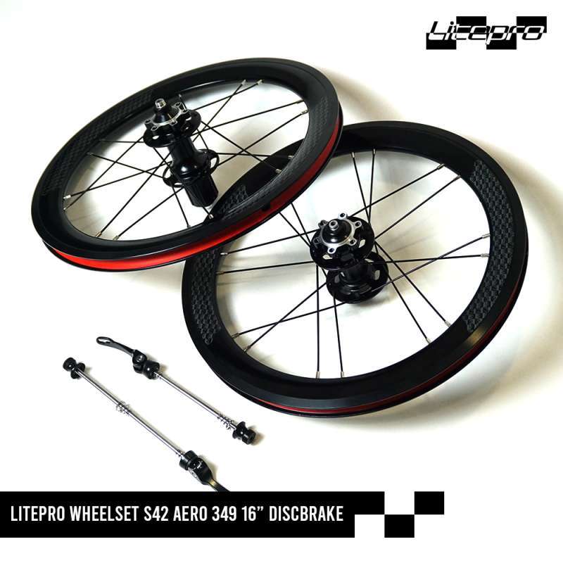 Jual LITEPRO WHEELSET S42 AERO 16inch 