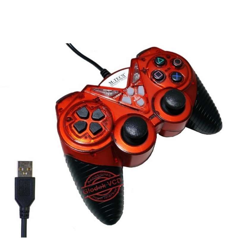 gamepad single turbo mt 8400 joystick stik computer pc laptop