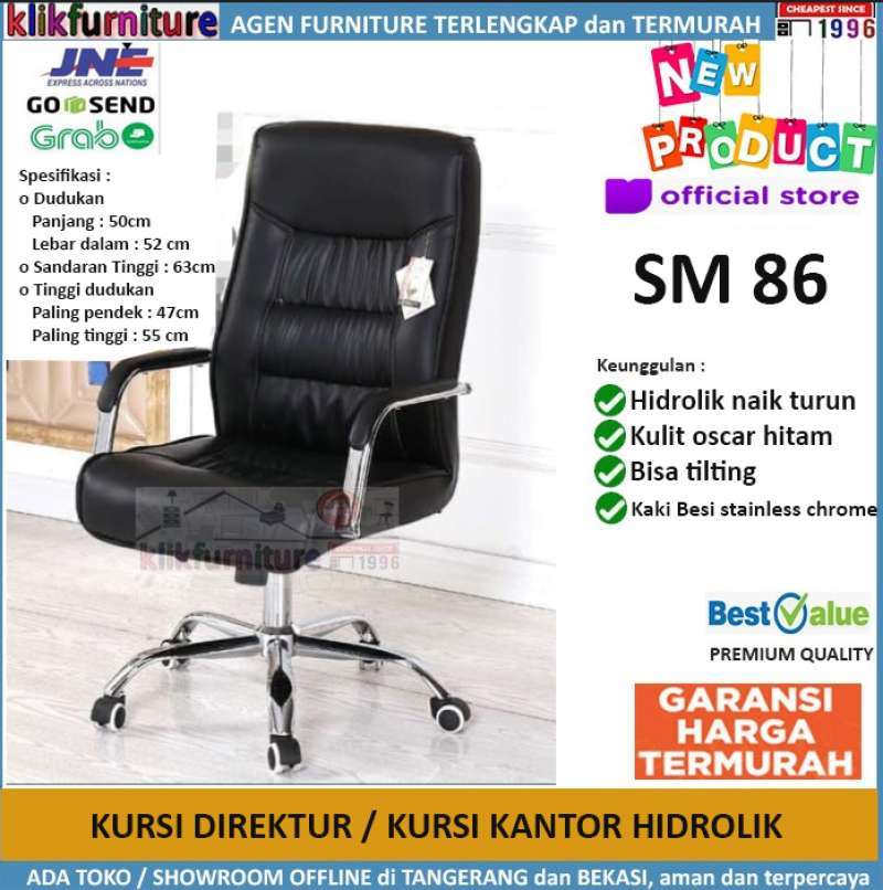 Kursi Kantor Kursi Direktur Kursi Manager Kursi Putar Hidrolik Sm 86 Terbaru Juli 2021 Harga Murah Kualitas Terjamin Blibli