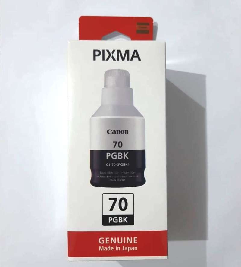 canon original ink gi 70 black gi 70bk untuk g5070 g6070 gm2070