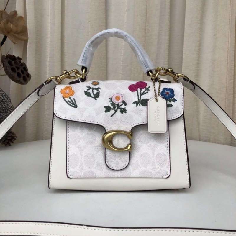 Coach tabby sales floral embroidery