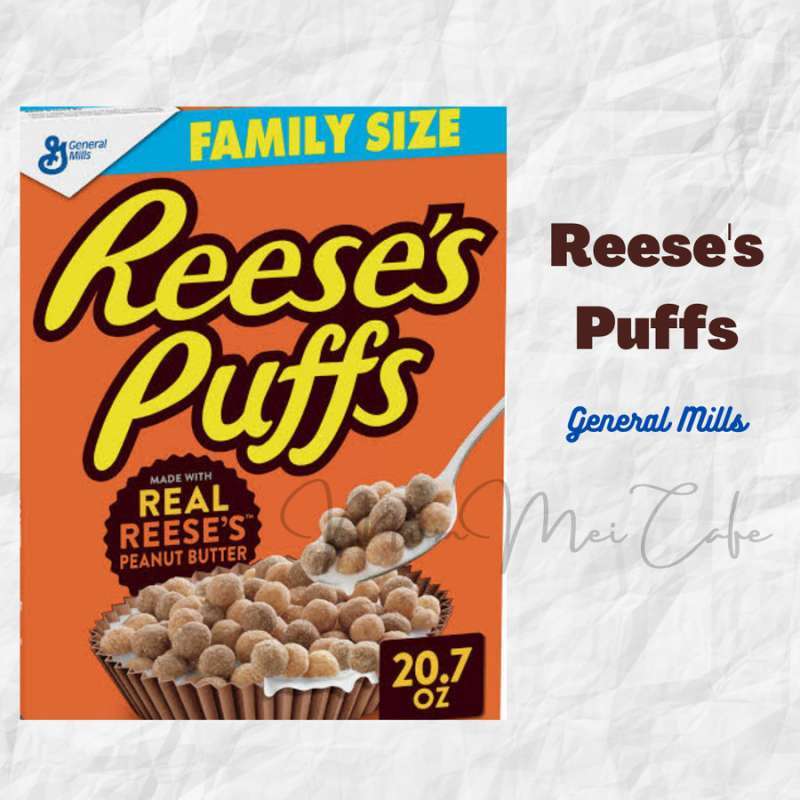 General Mills REESE's PUFFS 326gr Cereal Impor Sereal Sarapan Breakfast  Enak Unik Asli USA