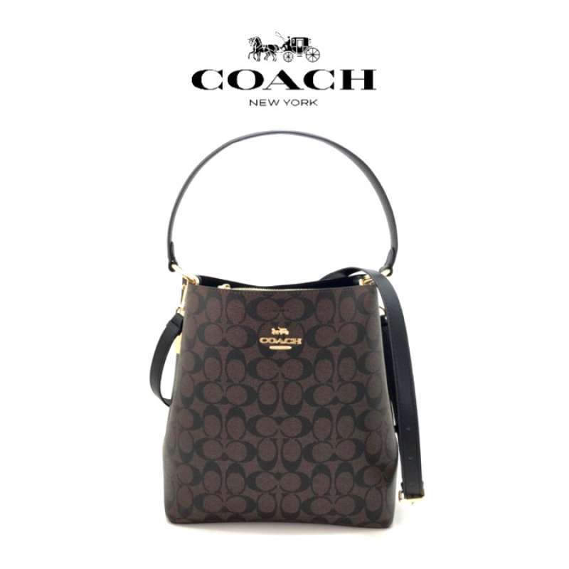 Promo 100 Original Tas Coach Town Bucket Bag In Signature Canvas Brown Di Seller Daehan Store Kota Jakarta Barat Dki Jakarta Blibli Promo 100 Original Tas Coach Town Bucket Bag In Signature Canvas Brown Di Seller Daehan Store Kota Jakarta Barat Dki Jakarta Blibli