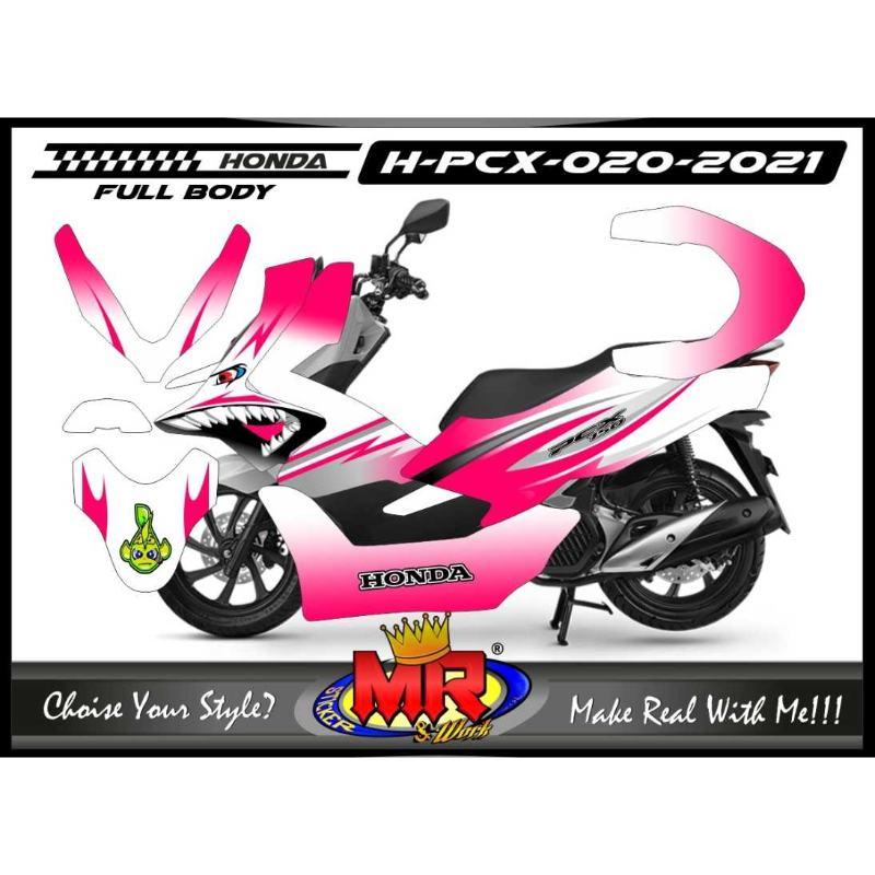 Jual Decal Stiker Fullbody Modifikasi Motor Honda Pcx 150 Fullcover Terbaru Juli 2021 Harga Murah Kualitas Terjamin Blibli